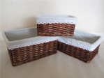 rectangular willow storage basket