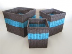 paper woven storage basket