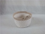 kids cotton rope basket with handle